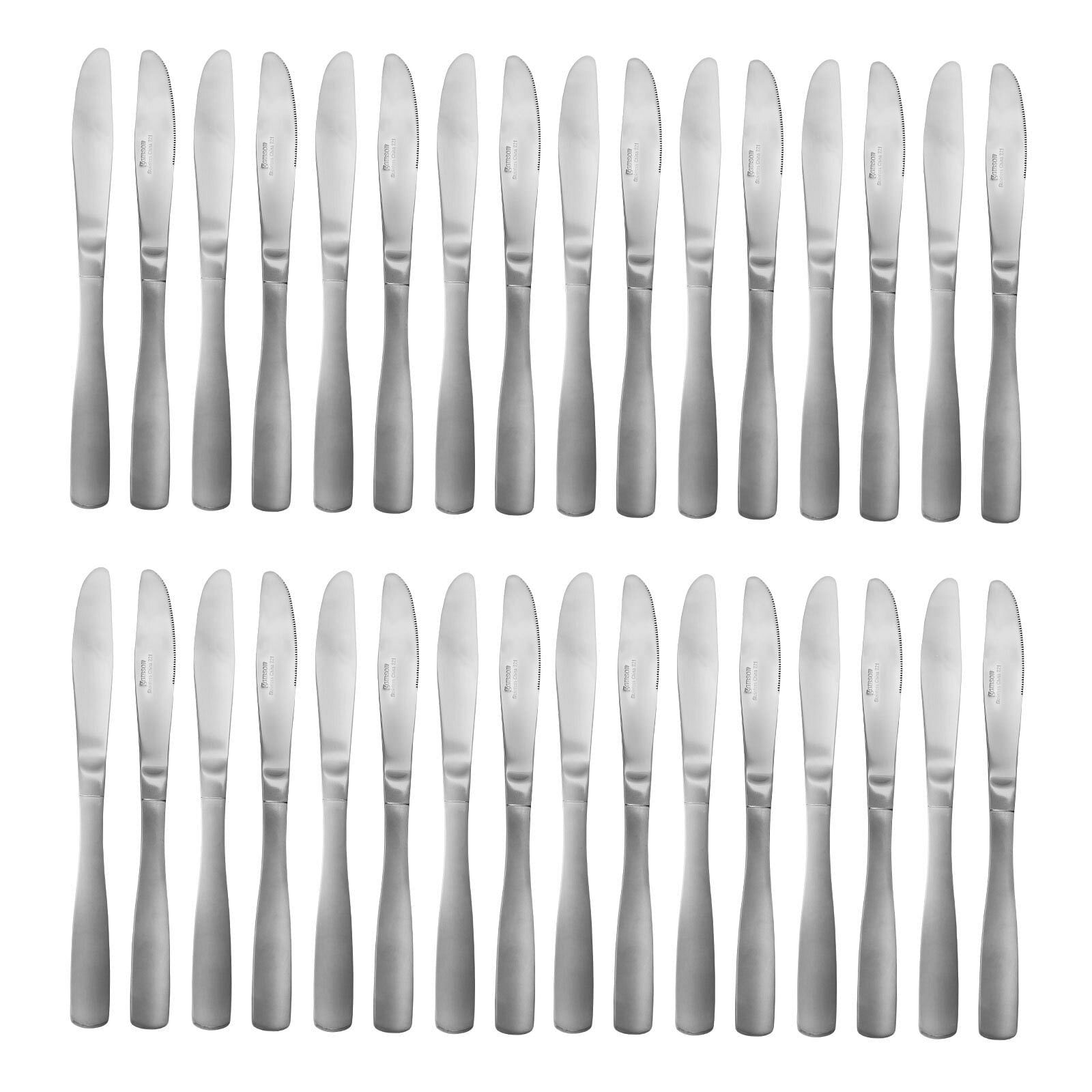 Gibson Home Classic Profile 36 Piece Stainless Steel Dinner Knife Set - £60.16 GBP