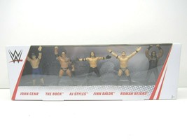 WWE Wrestling 5 Collector 2.5&quot; Action Figures Cena Rock Styles Balor Reigns NEW - £12.39 GBP