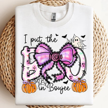 Coquette Halloween PNG, I Put The Boo in Boujee PNG, Spooky Season, Pump... - $2.50