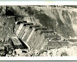 RPPC Ross Dam Under Construction Ross Lake Washington WA UNP Postcard H3 - £11.52 GBP