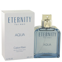 Eternity Aqua by Calvin Klein Eau De Toilette Spray 6.7 oz - £87.30 GBP