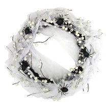 NWT SPIDERWEB WREATH   WREATH  22&quot; ACROSS - $59.39