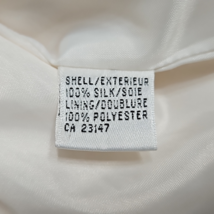 Talbots Women’s White or Ivory Lined 2 Piece Pants &Jacket Suit Size 18 N... image 12