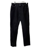 Tommy Hilfiger Juniors Size 9 Straight MidRise Jeans Heavy Black Denim D... - £15.54 GBP