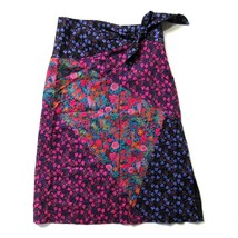 NWT J.Crew Tie-waist Midi in Liberty Mixed Print Patchwork Floral Skirt 16 - £72.54 GBP