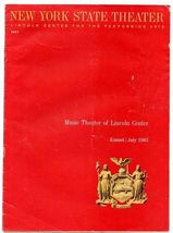 New York State Theater Program KISMET 1963 Alfred Drake Anne Jeffreys - $17.82