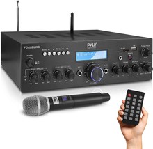 Wireless Microphone Power Amplifier System - 200W Dual Channel, Pyle Pda... - £110.16 GBP