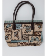Isabella's Journey Tapestry Butterfly Print Short Handle Purse - $15.99