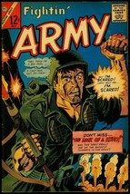 Fightin&#39; Army #69 1966- Charlton War comic- tense grenade cover VG - $25.22