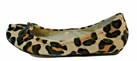 Ivanka Trump MAGNOLIS Wild Leopard Calf Hair Stretch Ballet Flats Sz 5 M... - £38.37 GBP