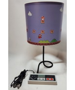Nintendo Super Mario Bros. LED Lamp w/ NES Controller Switch Base USB - $944.00 MXN