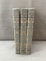 Antique 1915 Mental Efficiency Series Set of 3 Funk &amp; Wagnalls Self-Help... - $681.84 MXN