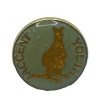 Kangaroo Youth Accent Animal Enamel Lapel Hat Pin Pinback - £4.48 GBP