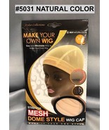 QFITT MAKE YOUR OWN WIG STRETCH MESH DOME STYLE WIG CAP # 5031 NATURAL C... - $48.52 MXN