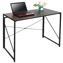 Computer Writing Desk Industrial Style Folding Corner Table Modern Study Desk - £61.54 GBP