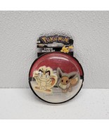 Pokemon Pencil Eraser Set Meowth / Eevee Creative Kids - New 2016 School - £7.36 GBP