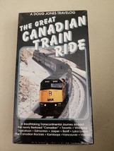 The Great Canadian Train Ride 1955 1993 VHS Tape Doug Jones Travelog - £7.10 GBP
