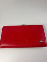Vivienne Westwood Long Wallet Red Authentic - $83.95