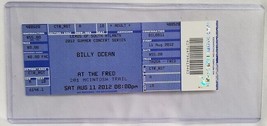 BILLY OCEAN - ORIGINAL 2012 UNUSED WHOLE FULL CONCERT TICKET - £12.24 GBP