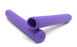 Soft Kraton Rubber Grip Set For Road Bike Drop Or Bullhorn Handlebars Purple - £11.93 GBP