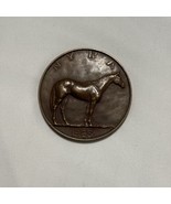 BELMONT PARK PAPERWEIGHT COIN REOPENING 1968 NYRA MEDALLION HORSE RACING NY - $79.19