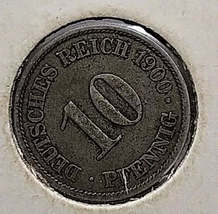 1900 A German Empire 10 Pfennig - €0,85 EUR