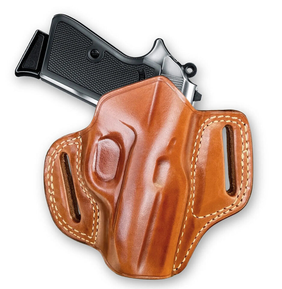 Fits WALTHER PKK/S 3.3”BBL Handmade Leather Belt Holster With Open Top #... - $55.43
