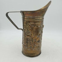 Peerage Brass Embossed Pitcher Made In England - £14.20 GBP