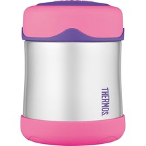 Thermos Stainless Steel Food Flask, Pink, 290 ml - £36.19 GBP