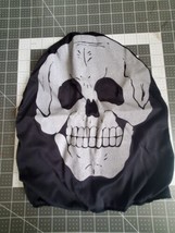 Vintage Large  Halloween Skull Hood Mask Fits A Big Head Awesome!! Executioner - £11.87 GBP