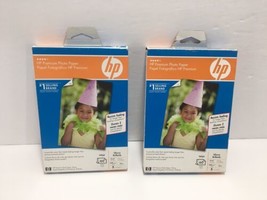 HP Q1989A (Lot of 2) Premium Photo Paper Glossy 4&quot; x 6&quot; 60 Sheets - NEW &amp; Sealed - £13.36 GBP