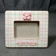 Russ Little Treasure 3D Resin Picture Frame - Baby Girl - Pink Flower Colorful - £5.55 GBP