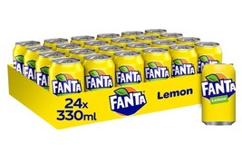 24 Cans of Fanta Lemon 330ml/11 oz Each -From Denmark-Free Shipping - $66.76