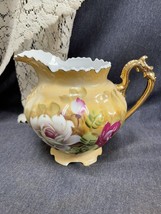 1950&#39;s Vintage Lefton China Heritage Pitcher Cabbage Rose EUC 6 1/2” Tall - £14.79 GBP