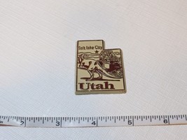 Utah Salt Lake City dinosaur STATE magnet vintage Fridge Refrigerator travel - £9.04 GBP