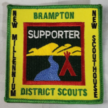 Brampton District Boy Scouts New Millennium Scouthouse Supporter Patch Canada - £10.22 GBP