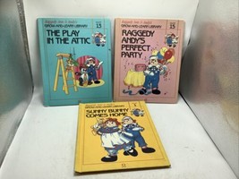 Raggedy Ann &amp; Andy&#39;s Grow-and-Learn 3 Books Hardcover Books 1988 Volume 1, 13 15 - £7.60 GBP