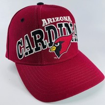 Starter NFL Arizona Cardinals Tri-Power Snapback Cap Hat Red Wool Logo VTG 1990s - £57.10 GBP