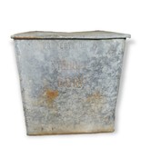 Vtg Neihoff Galvanized Metal Milk Box - Front Porch Dairy Cooler Damaged - €54,32 EUR