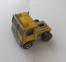 Hot Wheels Redline 1973 Road King Mountain Mining Cab Vintage Gold Tractor Truck - £75.50 GBP
