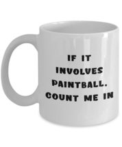 Paintball Mug Decor For Paint Ball Player White Coffee Mug - £11.76 GBP+