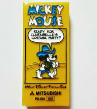 Mickey Mouse Viejo Borrador Retro MITSUBISHI Raro Vintage Amarillo Disney - £19.43 GBP