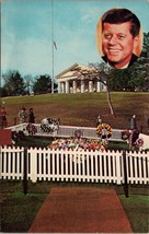 Grave of John F. Kennedy Arlington National Cemetery VA Postcard PC537 - £3.97 GBP