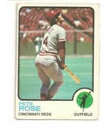 Topps #130 Pete Rose Cincinnati Reds - 1973 - £9.08 GBP