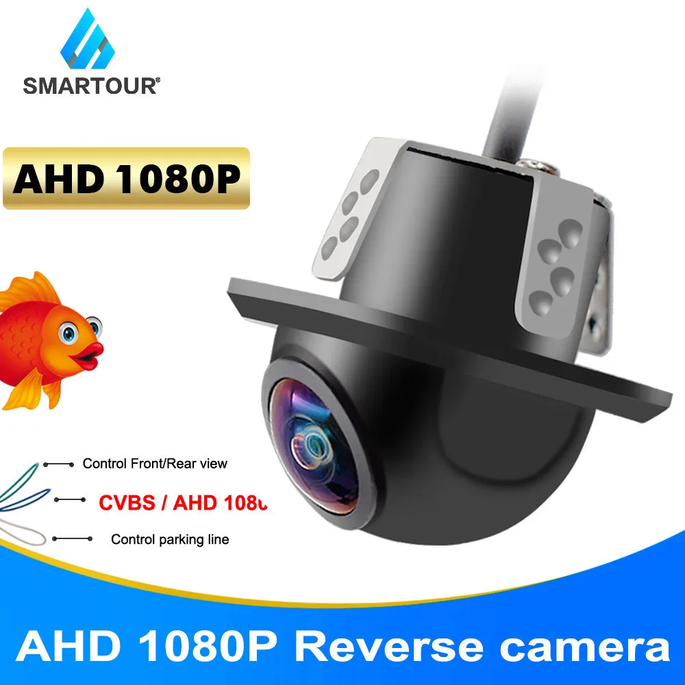 Smartour Vehicle Rear View Camera CCD Fish Eyes Night Vision Waterproof IP67 - £19.56 GBP+