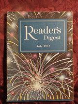 Readers Digest July 1951 Fulton Oursler Bernarr Macfadden Hadacol Irwin Ross  - £11.31 GBP