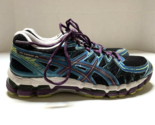 Asics Gel-Kayano 20 Blue Purple Running Shoes Women Size 9 T3N7N - £19.16 GBP