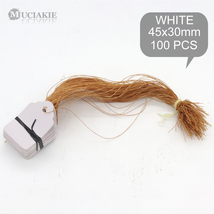 100Pcs 45x30mm White Washable Waterproof Plant Marker Garden Label Hangi... - $13.30