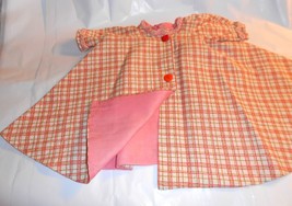 Vintage Handmade Doll Coat / Dress 60&#39;s Doll Clothes - £19.98 GBP