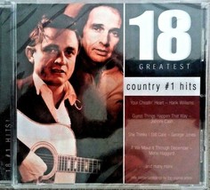 18 Greatest Country Number One No. 1 Hits CD 2006 Hank Williams, Johnny Cash - £4.80 GBP